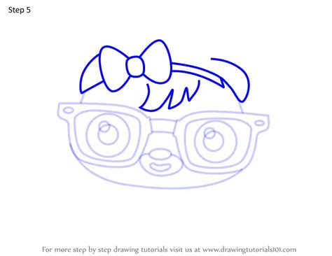 How To Draw Geeky Poppet From Moshi Monsters Moshi Monsters Step By