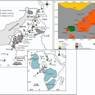 Location And Geological Settings Of The Baleng Study Area A