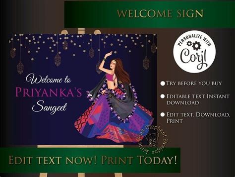 Buy Sangeet Welcome Sign As Jaggo Sign Sangeet Sign Indian Wedding