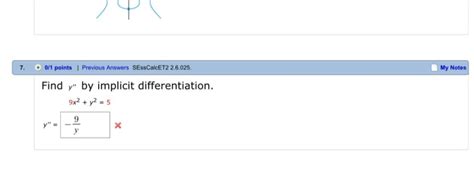 Solved Points Previous Answers Sesscalcet Chegg