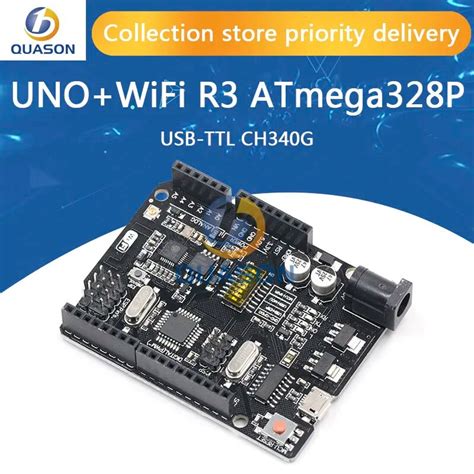 UNO WiFi R3 ATmega328P ESP8266 32Mb De Memoria USB TTL CH340G