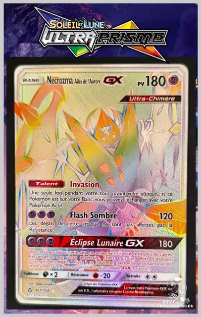 Carte Pok Mon Necrozma Gx Sl Soleil Lune Ultra Prisme Fr Nm