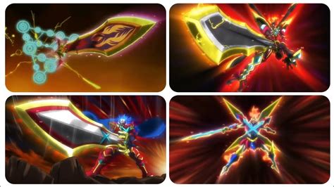 All Xcalius Avatars In Beyblade Burst From Season 1 2 3 7 Youtube