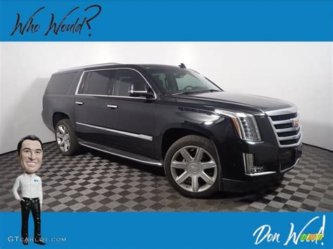 2018 Black Raven Cadillac Escalade ESV Luxury 4WD 143153409 Photo 10