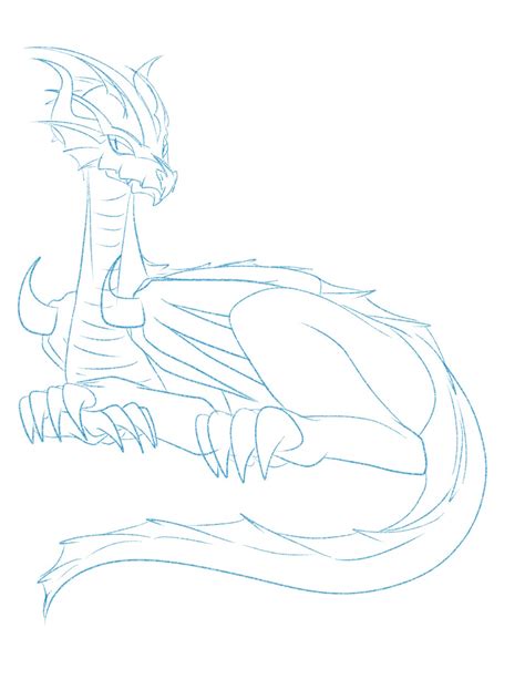 Dragon Body Sketch