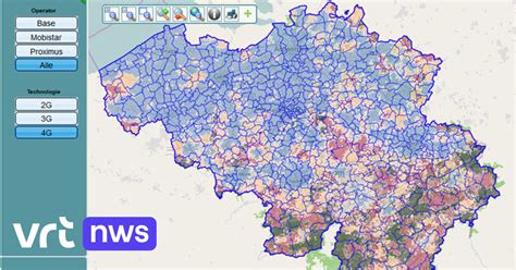 Nieuwe Tool Brengt Netwerkdekking In Kaart Vrt Nws Nieuws