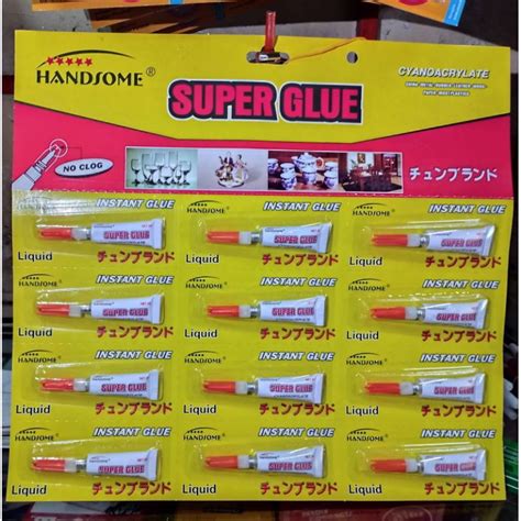 Jual LEM SUPER GLUE HANDSOME Isi 12pics Shopee Indonesia