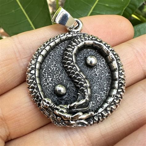 Yin Yang Pendant Etsy