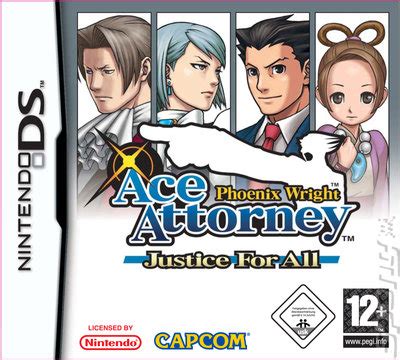 Covers Box Art Phoenix Wright Ace Attorney Justice For All Ds Dsi