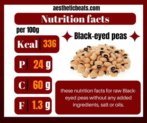 Black Eyed Peas Calories Nutrition - Nutrition Pics