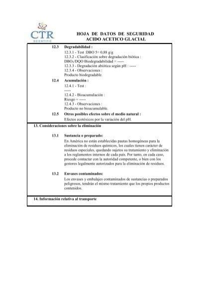 HOJA DE DATOS DE SEGURIDA