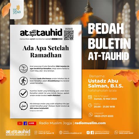 Program Acara Bedah Buletin At Tauhid Ada Apa Setelah Ramadhan