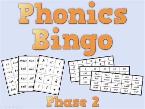 Phonics Bingo Phases 2 5 Teaching Resources