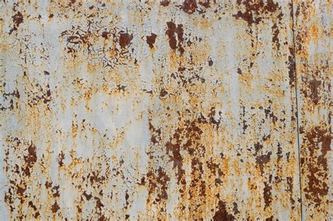 Premium Photo Metal With Rust Cracked Paint On Metal Coating