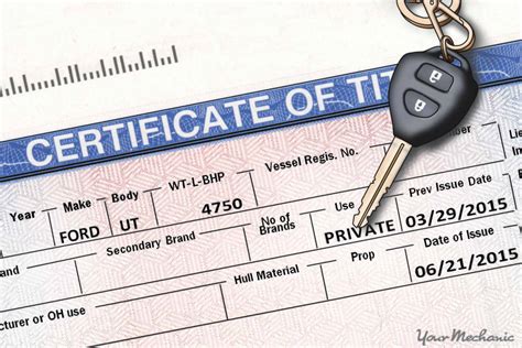 How To Transfer The Title Of A Car Yourmechanic Advice