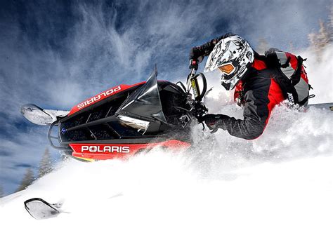 Polaris Pro Rmk Trineo Nieve Moto De Nieve Invierno Fondo De