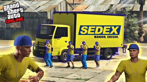 Virei Entregador Do Sedex No Gta Online Youtube