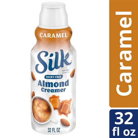 Silk Dairy Free Gluten Free Caramel Almond Creamer 32 Fl Oz Carton