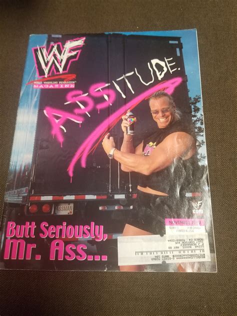 Wwf Magazine November 1999 Mr Ass Cover Etsy