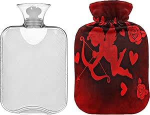 Love Valentine S Day Angel Amor Hot Water Bottle Xl Liter Heat Up Rubber Cold Pack With