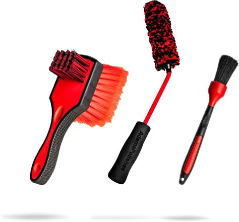 Adam S Polishes Detailing Wheel Brush Bundle Car Cleaning Brushes For