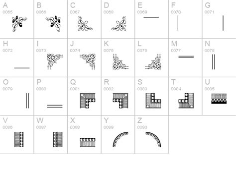 BorderfontClassicals Font - FontZone.net