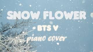 V Of BTS Snow Flower Feat PEAKBOY By SweetPiano Partition Musicale