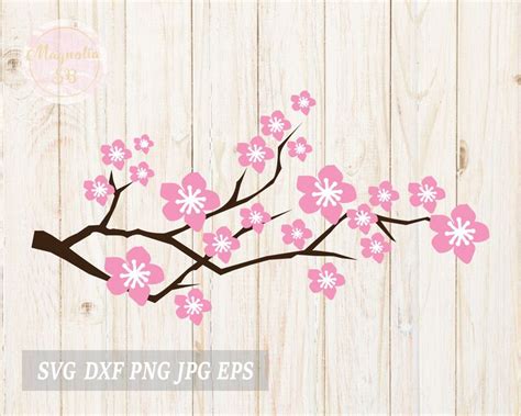 Sacura Flowers Svg Layered Cherry Blossom Sacura Svg Flowers Svg