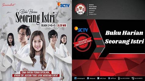 Sinetron Buku Harian Seorang Istri SCTV Kena Tegur KPI Ada Adegan Tak