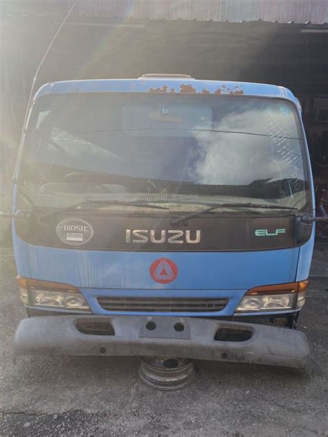 Isuzu Hicom Npr Ton Hj Speed Half Cut Cabin Lorry Used Spare