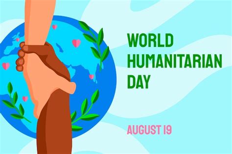 Dibujado A Mano Ilustraci N Del D A Mundial Humanitario Vector Gratis