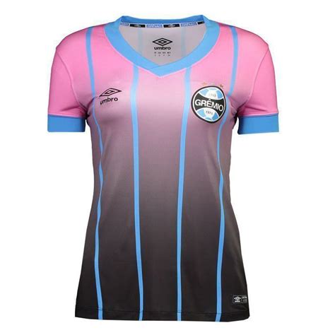 Camisa Umbro Gr Mio Iii Feminina Outubro Rosa Futfanatics