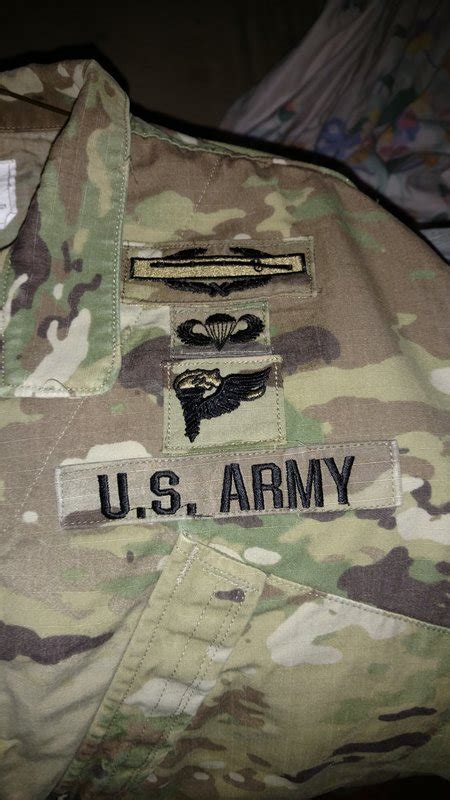 U.s. Army Patch Placement On Acu