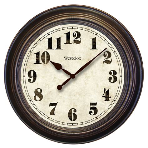 Westclox Oversized 24 Wall Clock And Reviews Wayfair