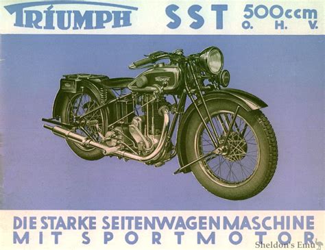 Triumph Sst 500cc 1932