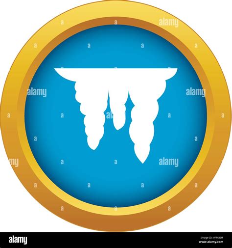 Icicles Icon Blue Vector Isolated Stock Vector Image And Art Alamy