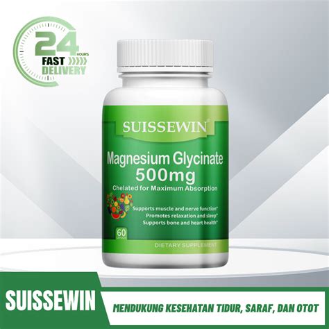 Jual Magnesium Glycinate Meningkatkan Relaksasi Dan Tidur Mendukung