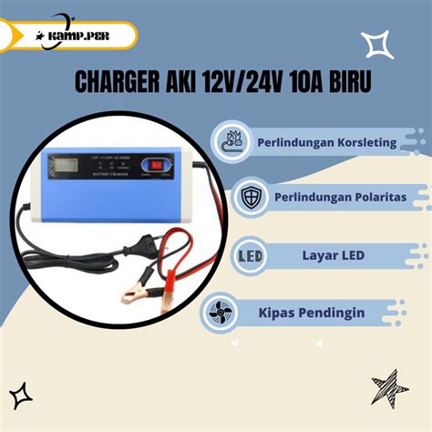 Jual Charger Aki Portable A V V Motor Mobil Sparepart Motor