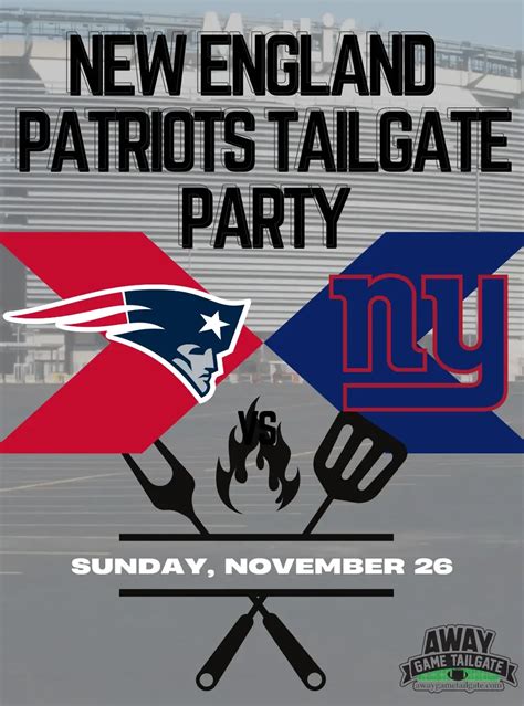 New England Patriots Tailgate At Metlife Stadium