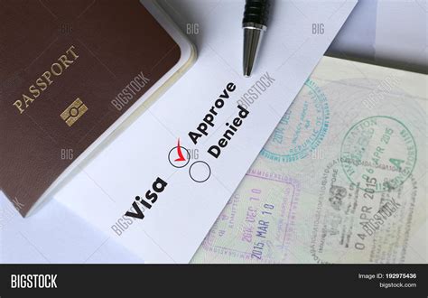 Visa Passport Approved Image And Photo Free Trial Bigstock