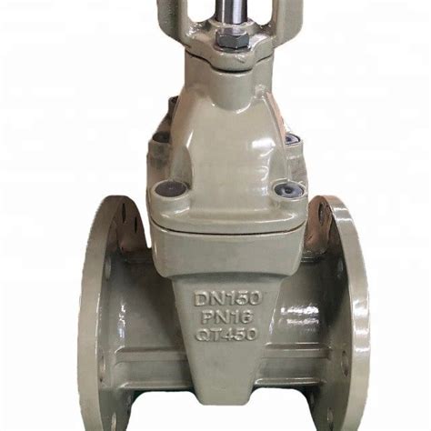 PN10 PN16 Cast Iron Gate Valve Rising Stem DN40 Flange Connection