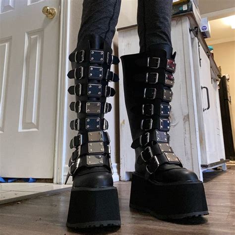 SOLD DEMONIA DAMNED 318 SIZE 5 Demonia Shoes Demonia Boots Goth Shoes