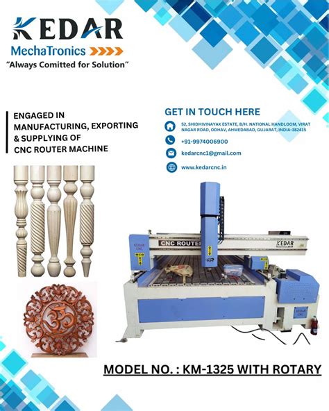 CNC Wood Pillar Carving Machine 5 5 KW 1300 X 2500 Mm At Rs 700000 In