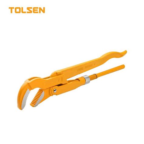 Bent Nose Pipe Wrench Industrial Tolsen Tools