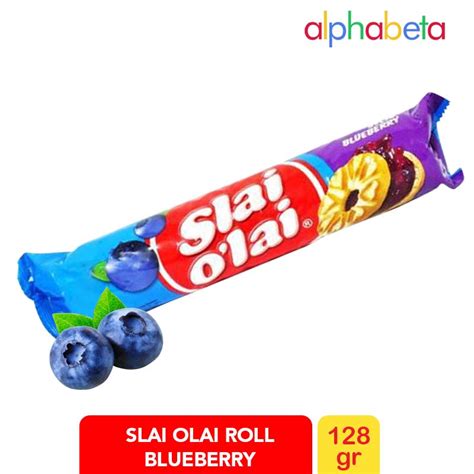 SLAI OLAI BISCUIT ROLL 128 GR BISKUIT SUSU ISI SELAI BUAH LEZAT