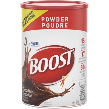 Buy Boost Powder Chocolate Drink Mix at Well.ca | Free Shipping $35+ in Canada