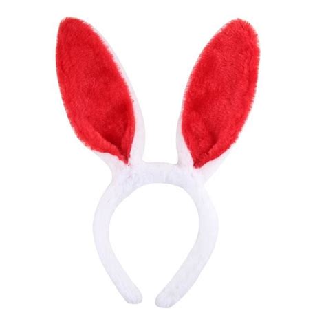 Serre Tête Oreilles De Lapin En Peluche Pour Filles Et Adultes