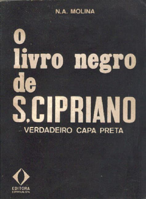 O Livro Negro de São Cipriano Verdadeiro Capa Preta São Cipriano