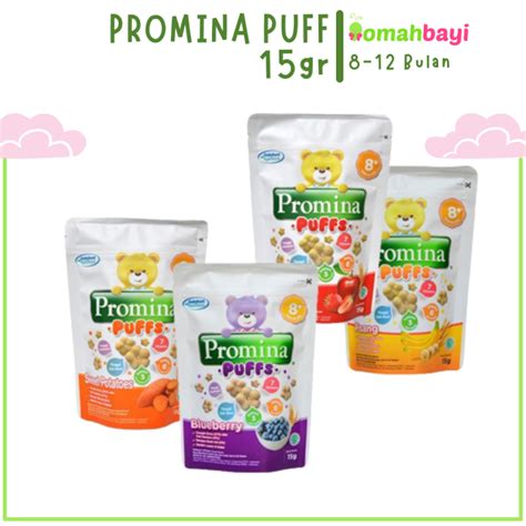 Promina Puff Cemilan Snack Bayi 15 Gram Usia 8 Bulan Lazada Indonesia