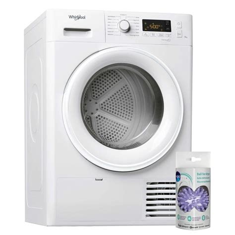 Sèche Linge Frontal Condensation 8kg Electronique Tambour 120l Whirlpool Gp Ftm1181fr